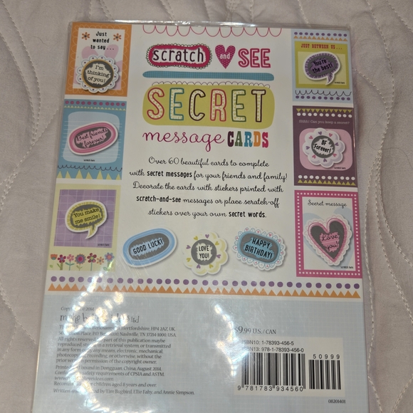 Secret Message Cards by Make Believe Ideas (2015, Trade Paperback)‎ - Picture 2 of 2